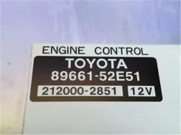 8966152E51 Toyota Sienta engine control unit ECU