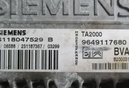 S118047529 блок управления ECU Peugeot 307 2001