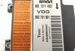 Q0001211V012000000 блок управления AirBag (SRS) Smart ForTwo II 2002