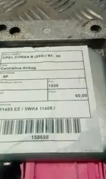 0911485 блок управління AirBag (SRS) Opel Corsa B 1998