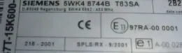 3S7T15K600LB блок управления AirBag (SRS) Ford Mondeo Mk III 2000