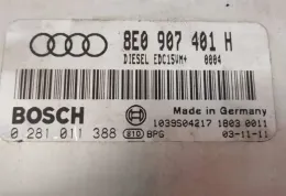 Блок управления 0281011388 audi a6 2.5tdi 8e0907401h