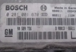 281001 блок управления ECU Opel Astra G 1998