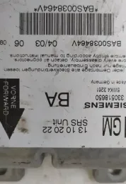 099819088 блок управління AirBag (SRS) Opel Vectra C 2004