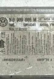 1K0909605M блок управління AirBag (SRS) Skoda Octavia Mk2 (1Z) 2006