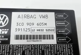 12H032S2522 блок управления AirBag (SRS) Volkswagen PASSAT B6 2007