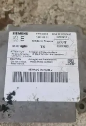 9635787280 блок управління AirBag (SRS) Peugeot 307 2002