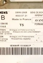 5WK42608 блок управління AirBag (SRS) Peugeot 307 2004