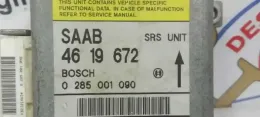 54755 блок управління AirBag (SRS) Saab 9-3 Ver1 1999