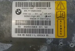 6960383 блок управления AirBag (SRS) BMW 5 E60 E61 2004