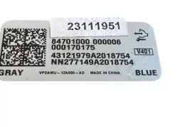 84701000000006 блок управления ECU Chevrolet Volt I 2011