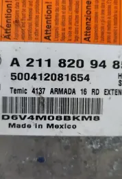 500412081654 блок управління AirBag (SRS) Mercedes-Benz E W211 2004