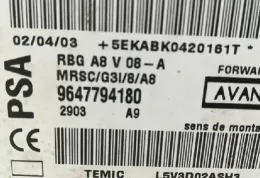 47779 блок управления AirBag (SRS) Citroen C3 2002