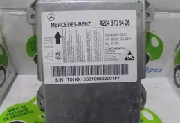 5WK44318 блок управління airbag (srs) Mercedes-Benz C W204 2007 р.в.