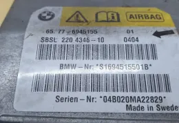04B020MA22829 блок управління AirBag (SRS) BMW 5 E60 E61 2006