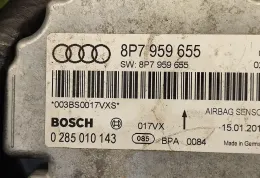 0285010143 блок управления airbag (srs) Audi A3 S3 8P 2011