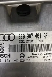 Блок управления ECU 8E0907401AF audi a4 s4 2.5 tdi 0281012142