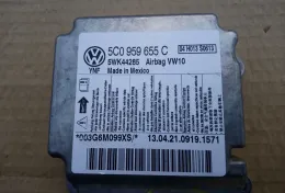 5C0959655C блок управления AirBag (SRS) Volkswagen Golf VI 2011