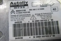 966412180 блок управления AirBag (SRS) Citroen C3 Pluriel 2009