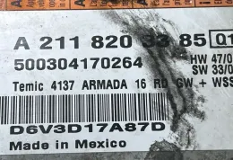 D6V3D17A87D блок управління AirBag (SRS) Mercedes-Benz E W211 2008