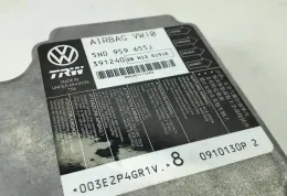 0910130P блок управління AirBag (SRS) Volkswagen PASSAT B6 2009