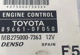 MB2750007363 блок управління ECU Toyota Corolla Verso AR10 2004