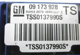 09173928 блок управління AirBag (SRS) Opel Omega B1 1996