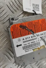 A21187014926 AirBag (SRS) control unit Mercedes-Benz E W211 2006