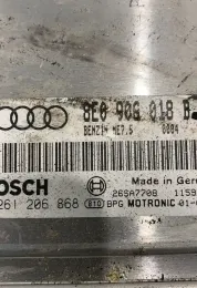 Блок управления ECU 8E0906018B ecu audi a4 1.8 t 0261206868