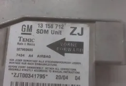 ZJT00341795 блок управління AirBag (SRS) Opel Meriva A 2008