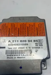 500408310589 блок управління AirBag (SRS) Mercedes-Benz E W211 2004