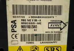 48557 блок управления AirBag (SRS) Citroen C3 Pluriel 2003