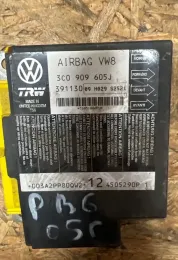 00BA2PP80QW2 блок управления AirBag (SRS) Volkswagen PASSAT B6 2006