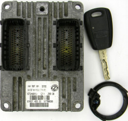 Блок управления двигателем 51798636 fiat doblo lift 1.4b