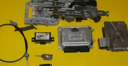 4D0907558AD блок управления двигателя с ключем, комплект Audi A6 S6 C5 4B 2004