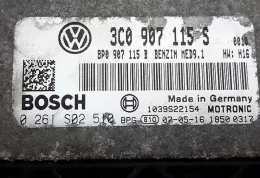 3C0907115S блок управления двигателя с ключем, комплект Volkswagen PASSAT B6 2007