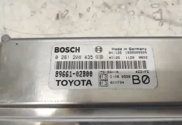 8966102B00 блок управления двигателя с ключем, комплект Toyota Corolla E120 E130 2000