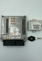 0281013251 блок управления двигателя с ключем, комплект BMW Z4 E85 E86 2005