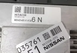 BED420400 блок управління двигуна з ключем, комплект Nissan Note (E12) 2014