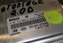 7JK4TI02 блок управления двигателя с ключем, комплект KIA Sportage 2006