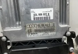 03L906022B блок управления двигателя с ключем, комплект Audi A4 S4 B8 8K 2009