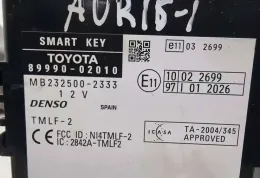 8966102D71 блок управления двигателя с ключем, комплект Toyota Auris 150 2007