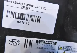 22611AP840 блок управління двигуна з ключем, комплект Subaru Legacy 2009