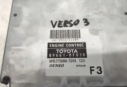 896610F030 блок управління двигуна з ключем, комплект Toyota Corolla Verso E121 2004