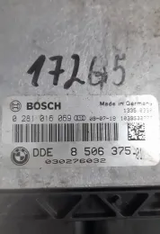 0281016069 блок управління двигуна з ключем, комплект BMW 3 E90 E91 2009