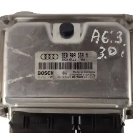 0261208238 блок управления двигателя с ключем, комплект Audi A6 S6 C5 4B 2003