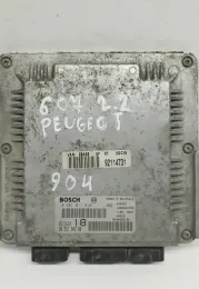 9652184280 блок управления двигателя с ключем, комплект Peugeot 607 2001