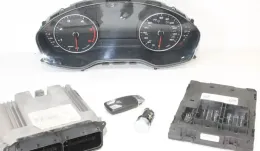 8W0907063CF блок управления двигателя с ключем, комплект Audi A4 S4 B9 2017