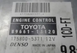 1758005371 блок управління двигуна з ключем, комплект Toyota Corolla Verso E121 2001