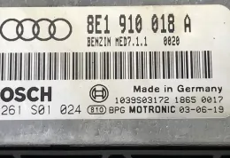 8E0920950K блок управління двигуна з ключем, комплект Audi A4 S4 B6 8E 8H 2003